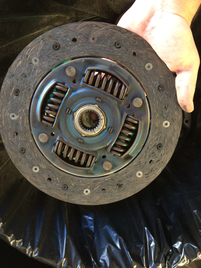 Tons of friction material left here!